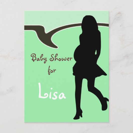 ベビーシャワー招待状 インビテーションポストカード (正面)