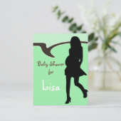 ベビーシャワー招待状 インビテーションポストカード (スタンド正面)
