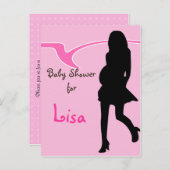 ベビーシャワー招待状 インビテーションポストカード (正面/裏面)