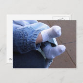 ベビーシャワー招待状 インビテーションポストカード (正面/裏面)