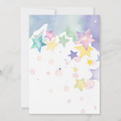 ベビーシャワー招待状 – エレガント ニュートラル ベビーシャワー 招待状 (裏面)