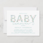ベビーシャワー招待状-カスタム招待状 招待状 (正面)