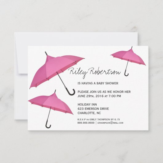 ベビーシャワー招待状|シャワー 招待状 (正面)