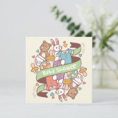 ベビーシャワー招待状 シーズンカード (スタンド正面)