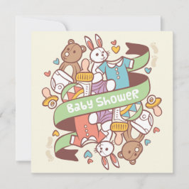 ベビーシャワー招待状 シーズンカード