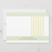 ベビーシャワー招待状 – ツインズ 招待状 (裏面)