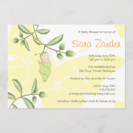 ベビーシャワー招待状-バタフライ 招待状