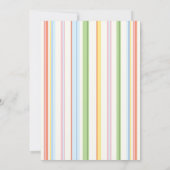 ベビーシャワー招待状「ピクニックフローラ」 招待状 (裏面)