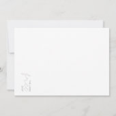 ベビーシャワー招待状-ベビー外は寒い 招待状 (裏面)