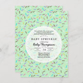 ベビーシャワー招待状（出産前） 招待状 (正面/裏面)