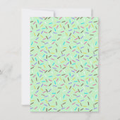 ベビーシャワー招待状（出産前） 招待状 (裏面)