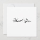 ベビーシャワー招待状 - 哺乳瓶 サンキューカード (裏面)