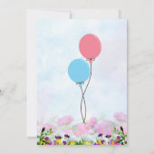 ベビーシャワー招待状 招待状 (裏面)