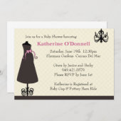 ベビーシャワー招待状 招待状 (正面/裏面)