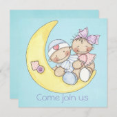 ベビーシャワー招待状 招待状 (正面/裏面)