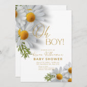 ベビーシャワー招待状 招待状 (正面/裏面)