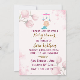 ベビーシャワー招待状 招待状