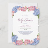 ベビーシャワー招待状。 招待状 (正面)