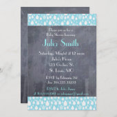 ベビーシャワー招待状 招待状 (正面/裏面)