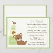 ベビーシャワー招待状 招待状 (正面/裏面)