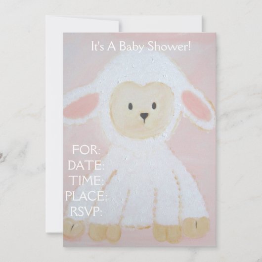 ベビーシャワー招待状 招待状 (正面)