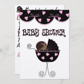 ベビーシャワー招待状 招待状 (正面/裏面)