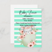 ベビーシャワー招待状 招待状 (正面/裏面)