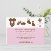 ベビーシャワー招待状 招待状 (スタンド正面)