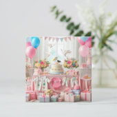 ベビーシャワー招待状 招待状 (スタンド正面)