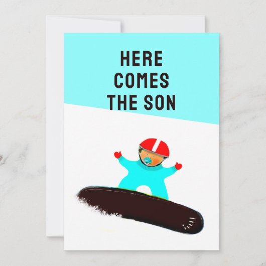 ベビーシャワー招待状 招待状 (正面)