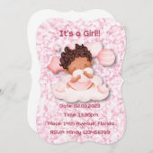 ベビーシャワー招待状 招待状 (正面/裏面)