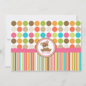 ベビーシャワー招待状 招待状 (裏面)