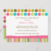 ベビーシャワー招待状 招待状 (正面/裏面)
