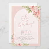 ベビーシャワー招待状 招待状 (正面/裏面)