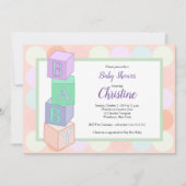 ベビーシャワー招待状 招待状 (正面)