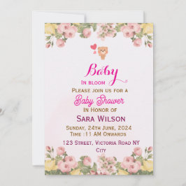 ベビーシャワー招待状 招待状