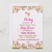 ベビーシャワー招待状 招待状 (正面/裏面)