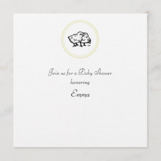 ベビーシャワー招待状 招待状