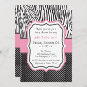 ベビーシャワー招待状 招待状 (正面/裏面)