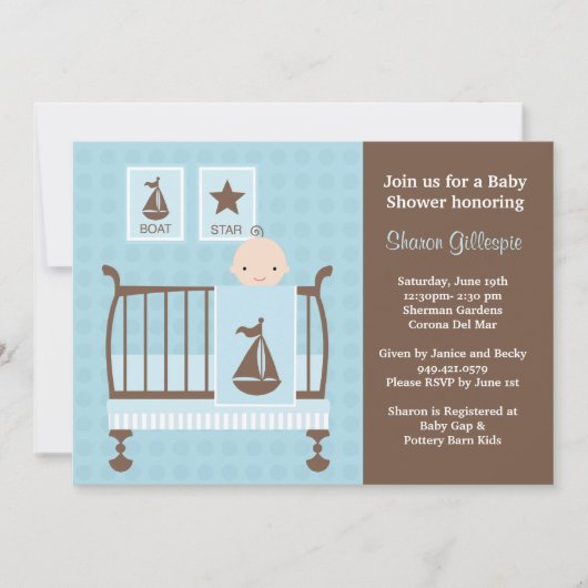 ベビーシャワー招待状 招待状 (正面)