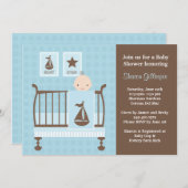 ベビーシャワー招待状 招待状 (正面/裏面)