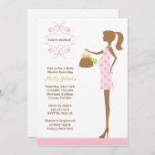 ベビーシャワー招待状 招待状 (正面/裏面)