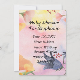 ベビーシャワー招待状 招待状