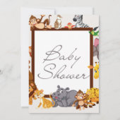 ベビーシャワー招待状 招待状 (裏面)