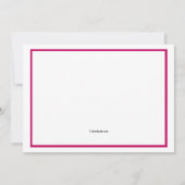 ベビーシャワー招待状 招待状 (裏面)