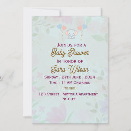 ベビーシャワー招待状 招待状