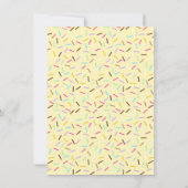 ベビーシャワー招待状 招待状 (裏面)