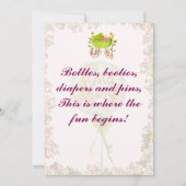 ベビーシャワー招待状 招待状 (裏面)