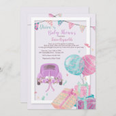 ベビーシャワー招待状 招待状 (正面/裏面)