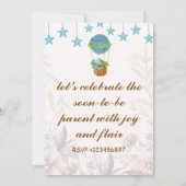 ベビーシャワー招待状 招待状 (裏面)